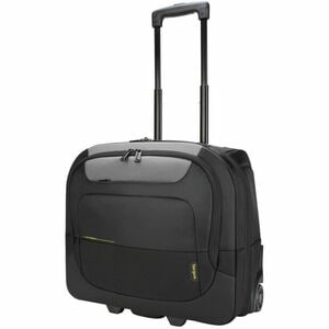 Targus CityGear TCG717GL Carrying Case (Roller) for 39.6 cm (15.6") to 43.9 cm (17.3") Notebook - Black, Grey - Shock Abso