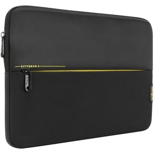 Targus CityGear TSS931GL Carrying Case (Sleeve) for 35.6 cm (14") Notebook, Tablet - Black - Poly, Polyurethane Body - 362