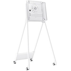 Samsung STN-WM55R Flipchart Stand - Up to 55" Screen Support - Light Gray, White