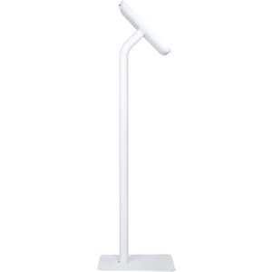 The Joy Factory Elevate II Floor Stand Kiosk for iPad 10.2" 7th Gen (White) - Up to 10.2" Screen Support - 46" Height x 15