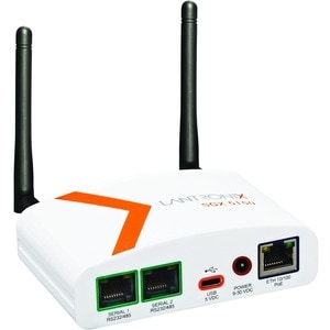 Lantronix SGX 5150 XL Wireless IoT Gateway - 256 MB - Twisted Pair - 1 x Network (RJ-45) - 1 x USB - 2 x Serial Port - 10/