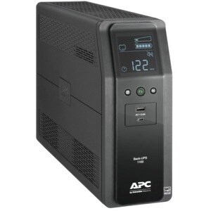 APC by Schneider Electric Back-UPS Pro 1.1KVA Tower UPS - Tower - 16 Hour Recharge - 4.10 Minute Stand-by - 120 V AC Input