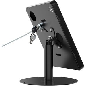 CTA Digital Hyperflex Security Kiosk Stand for Tablets (Black) - 8.7" Height x 8.3" Width x 11" Depth - Aluminum, Metal - 