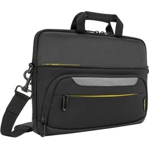 Targus City Gear TSS866GL Carrying Case for 35.6 cm (14") Notebook - Black - Poly, Polyurethane Body - Handle, Shoulder St