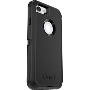 OtterBox Defender Carrying Case (Holster) Apple iPhone 7, iPhone 8 Smartphone - Black - Dirt Resistant Port, Dust Resistan