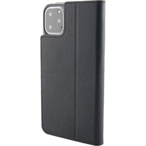 GALELI Book Case MARC Tasche (Buchfalz) Apple iPhone 11 Pro Smartphone - Schwarz - Echtes Leder