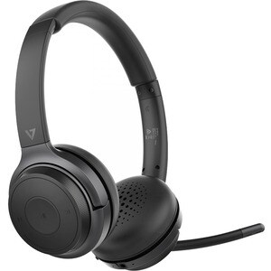 V7 HB600S Kabellos Auf den Ohren Stereo Headset - Schwarz - Binaural - 3048 cm Reichweite - Bluetooth - Host-Schnittstelle