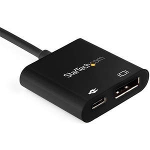 StarTech.com USB C to DisplayPort Adapter with 60W Power Delivery Pass-Through - 8K/4K USB Type-C to DP 1.4 Video Converte