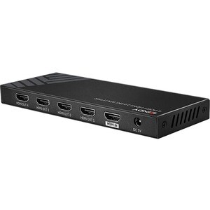 LINDY Signalverteiler - Metall - 3840 × 2160 - 1 x HDMI Ein - 4 x HDMI Aus
