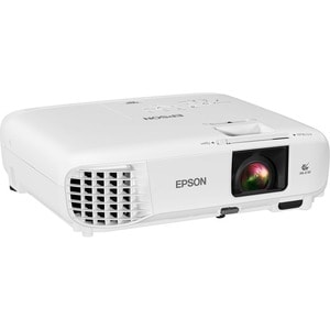 Epson PowerLite E20 LCD Projector - 4:3 - White - 1024 x 768 - Front, Ceiling, Rear - 6000 Hour Normal Mode - 12000 Hour E