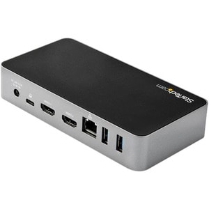 StarTech.com USB-C Dock - Dual Monitor 1080p HDMI Laptop Docking Station - 65W Power Delivery - 1x USB-C, 3x USB-A, GbE - 