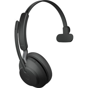 Jabra Evolve2 65 Link380 USB-A UC Mono Headset inkl. Ladestation - Schwarz - Kabellos - Ohraufliegend - Bluetooth
