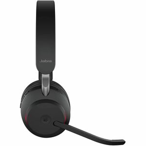 Jabra Evolve2 65 Link380 USB-A MS Stereo Headset - Schwarz - Kabellos - Ohraufliegend - Bluetooth