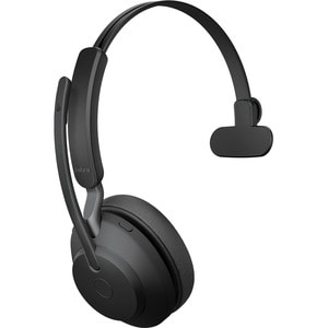 Jabra Evolve2 65 Wireless Over-the-head Mono Headset - Black - Monaural - Supra-aural - Bluetooth - USB Type C
