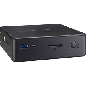 Desktop Computer Shuttle XPC nano NC1010BA - Intel Celeron 4205U 1,80 GHz Prozessor - 4 GB RAM DDR4 SDRAM - 64 GB SSD - Mi