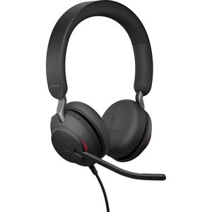 Jabra Evolve2 40 Wired Over-the-head Stereo Headset - Binaural - Supra-aural - USB Type C