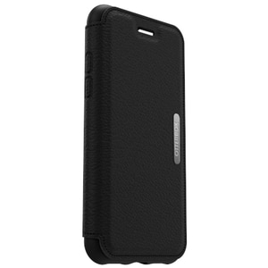 OtterBox Strada Carrying Case (Folio) Apple iPhone 7, iPhone 8 Smartphone - Shadow Black - Drop Resistant, Bump Resistant,