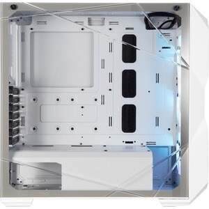 Cooler Master MasterBox MCB-D500D-WGNN-S01 Computer Case - Mid-tower - White - Mesh, Steel, Plastic, Tempered Glass - 4 x 