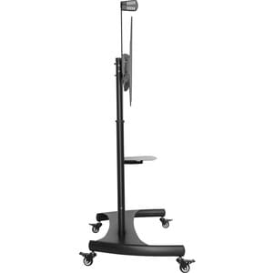 V7 Height Adjustable TV Cart - V7 Height Adjustable TV Cart - Mobile Rolling TV Cart with Adjustable Shelf for 55" , 65" ,