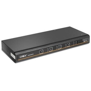 Vertiv Cybex Secure MultiViewer KVM Switch | 4 port | NIAP Approved | Dual AC - Secure Desktop KVM Switches | Secure KVM S