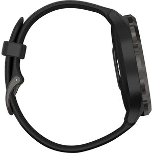Garmin vívomove 3 GPS Watch - Slate - Stainless Steel Body - Black Case - Fiber Reinforced Polymer Case - Silicone Band - 