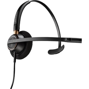 Plantronics EncorePro HW510 Wired Over-the-head Mono Headset - Monaural - Supra-aural - 160 Ohm - 100 Hz to 6.80 kHz - Noi