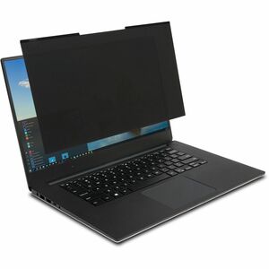 Kensington MagPro 15.6 " (16:9) Laptop Privacy Screen with Magnetic Strip - TAA Black - For 39.6 cm (15.6") Widescreen LCD