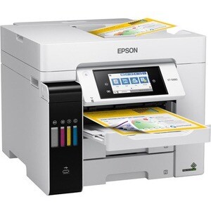 Epson ET-5880 Wireless EcoTank Inkjet Multifunction Printer - Colour - Copier/Fax/Printer/Scanner - 32 ppm Mono/32 ppm Col