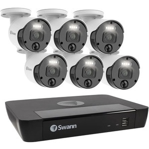 Swann Master 8 Channel Night Vision Wired Video Surveillance System 2 TB HDD - Camera, Network Video Recorder - 3840 x 216