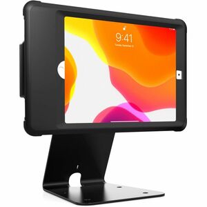 CTA Digital Quick Release Secure Table Kiosk with Wireless Inductive Charging Case - Table - Rubber, Metal