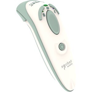Socket Mobile DuraScan D755 Healthcare Handheld Barcode Scanner - Wireless Connectivity - Green, White - 891.54 mm Scan Di