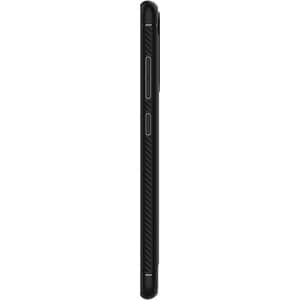Spigen Rugged Armor Rugged Case for Samsung Galaxy S20 FE Smartphone - Textured With Carbon Fiber - Matte Black - Glossy, 