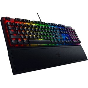 Razer BlackWidow V3 - Green Switch - US - Black - Cable Connectivity - USB Interface - 107 Key(s) - Multimedia Hot Key(s) 