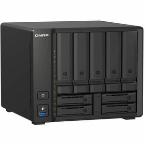 QNAP TS-H973AX-32G-US SAN/NAS Storage System - AMD Ryzen V1500B Quad-core (4 Core) 2.20 GHz - 9 x HDD Supported - 0 x HDD 