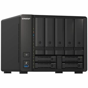 QNAP TS-H973AX-8G-US SAN/NAS Storage System - AMD Ryzen V1500B Quad-core (4 Core) 2.20 GHz - 9 x HDD Supported - 0 x HDD I