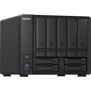 QNAP TS-H973AX-32G 9 x Gesamtzahl Einschübe SAN/NAS-Speichersystem - 5 GB Größe Flash-Speicher Ryzen V1500B Quad-Core 2,20