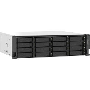 QNAP TS-1673AU-RP-16G 16 x Total de compartimentos Sistema de armazenamento SAN/NAS - 5 GB Flash Memory Capacity - AMD Ryz