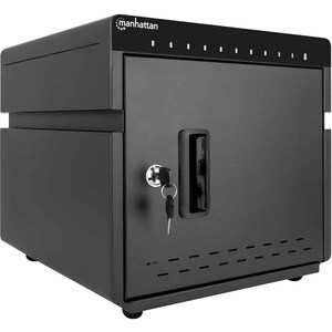 Charging Cabinet/Cart via USB-C x10 Devices Desktop, Power Delivery 18W per port (180W total), Suitable for iPads/other ta