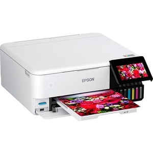 Epson ET-8500 Inkjet Multifunction Printer-Color-Copier/Scanner-5760x1440 dpi Print-Automatic Duplex Print-100 sheets Inpu