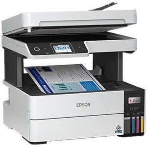 Epson EcoTank Pro ET-5170 Inkjet Multifunction Printer-Color-White-Copier/Fax/Scanner-4800x1200 dpi Print-Automatic Duplex