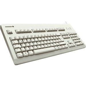 Tastiera CHERRY G80-3000Cavo Connettività - USB Interfaccia - Inglese (US) - Grigio chiaro - Meccanico Keyswitch - 104 Tas