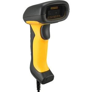 Adesso NuScan 5200TU Industrial, Healthcare, Logistics Handheld Barcode Scanner - Cable Connectivity - Yellow - 304.80 mm 