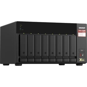 QNAP TS-873A-8G NAS Storage System - AMD Ryzen V1500B Quad-core (4 Core) 2.20 GHz - 8 x HDD Supported - 0 x HDD Installed 