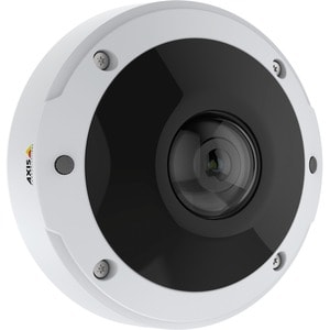 AXIS M3077 6 Megapixel Outdoor Network Camera - Color - Dome - White - 65.62 ft Infrared Night Vision - H.264 (MPEG-4 Part