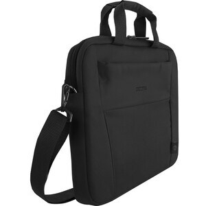 Dicota Eco Tasche für 33 cm (13 Zoll) bis 35,8 cm (14,1 Zoll) Notebook - Schwarz - 300D Polyethylene Terephthalate (PET) K