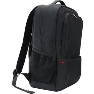 Dicota Eco Tasche (Rucksack) für 33 cm (13 Zoll) bis 39,6 cm (15,6 Zoll) Notebook - Schwarz - 300D Polyethylene Terephthal