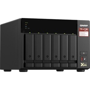 QNAP TS-673A-8G 6 x Total de compartimentos Sistema de armazenamento NAS - 5 GB Flash Memory Capacity - AMD Ryzen Quad-cor