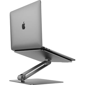 Alogic Elite Adjustable Laptop Riser - Space Grey - Desk - Aluminium Alloy - Space Gray