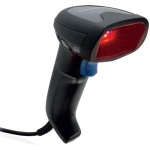 Datalogic QuickScan QD2500 Retail, Commercial Service, Hospitality, Government Handheld Barcode Scanner Kit - Cable Connec