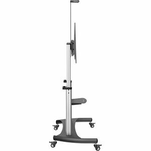 StarTech.com Support TV Mobile - Chariot Support Télé Robuste Écrans 60-100" 100kg - Hauteur Réglable - Support Télévision